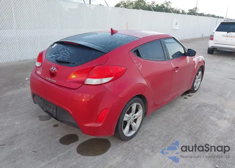 2013 Hyundai Veloster Base W/Black from USA, damaged, VIN KMHTC6AD6DU167563